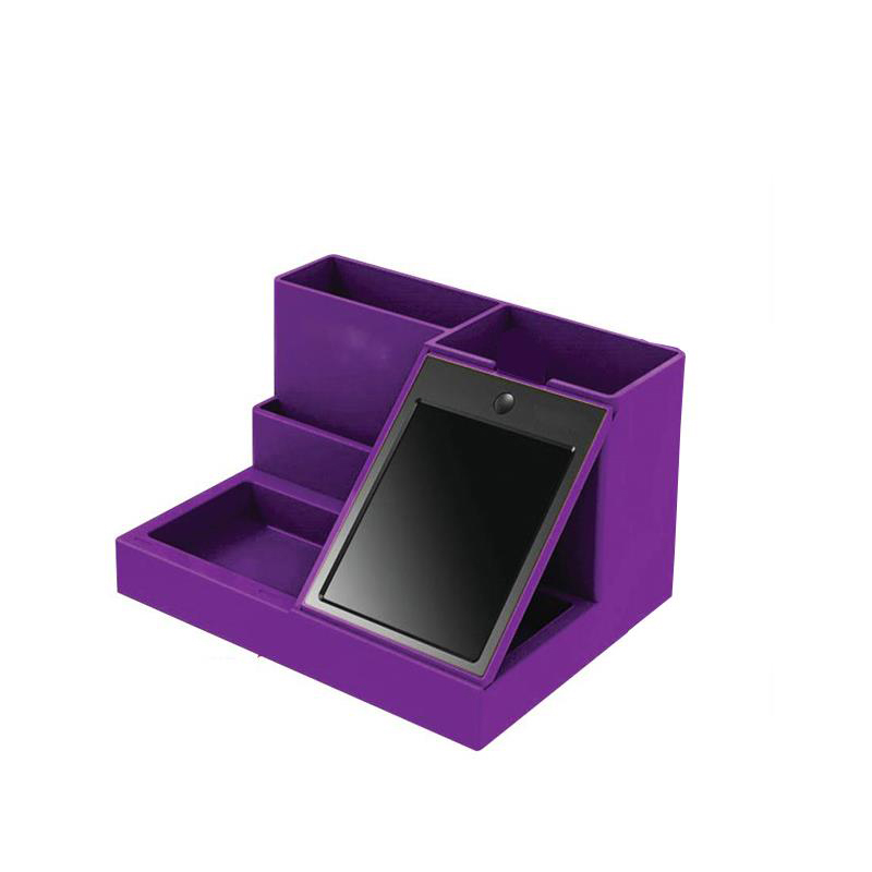 Wp9303c Purple Desk Organizer With Notepad 4 2 Inch Vson